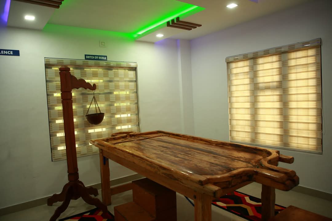 Ayurvedic therapy session